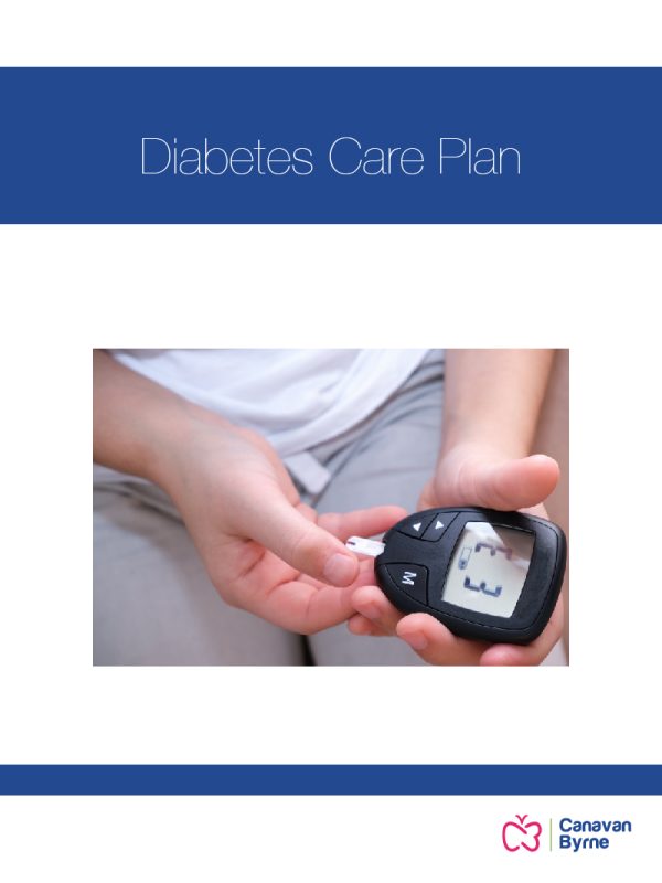 Diabetes Care Plan Early Years Shop