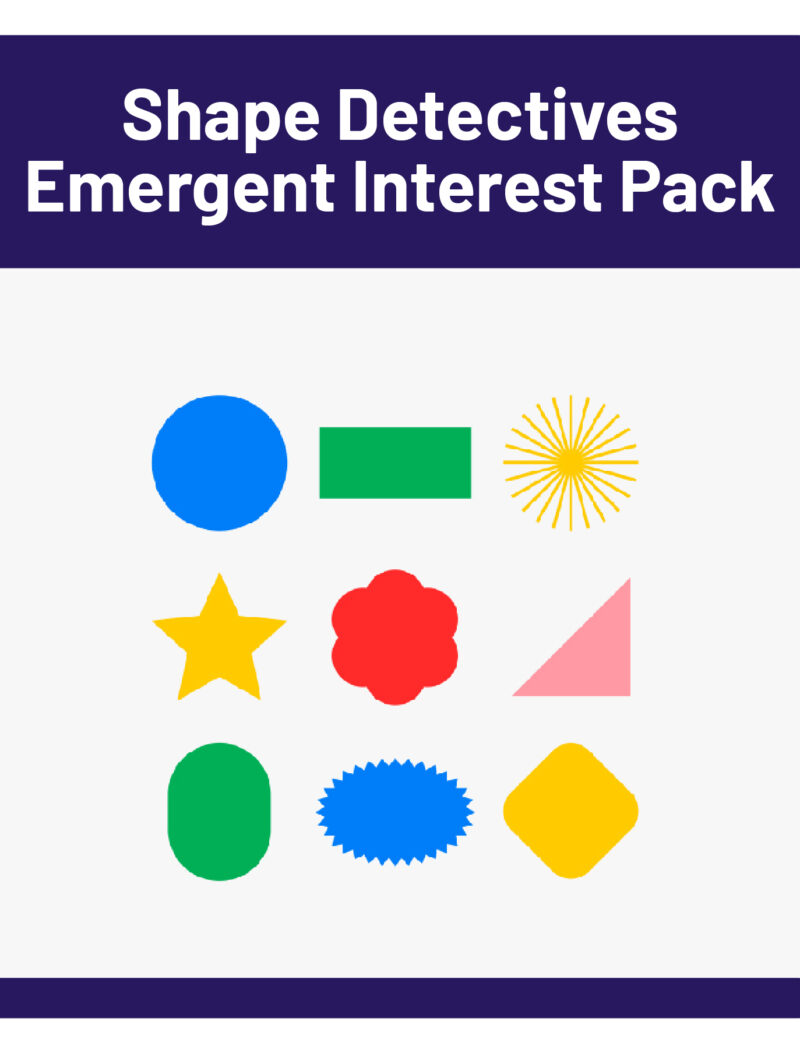 Shape Detectives Emergent Interest Pack