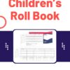 Children's Roll Book with Sign-in and Sign-out