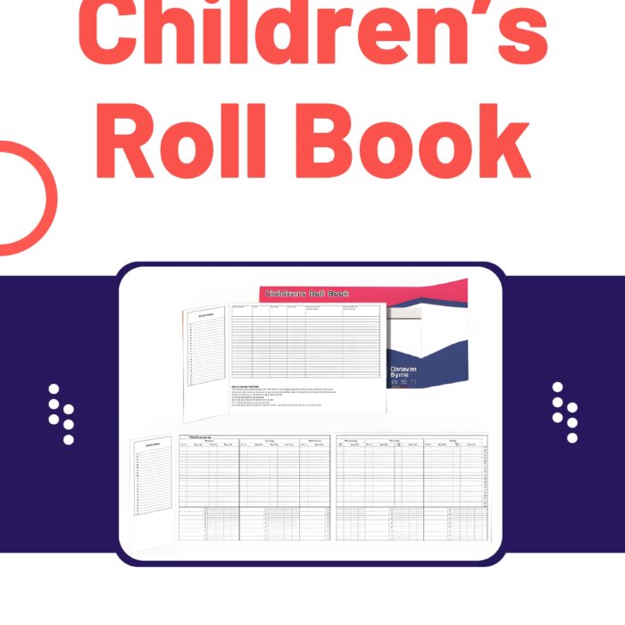 Children's Roll Book with Sign-in and Sign-out - Early Years Shop