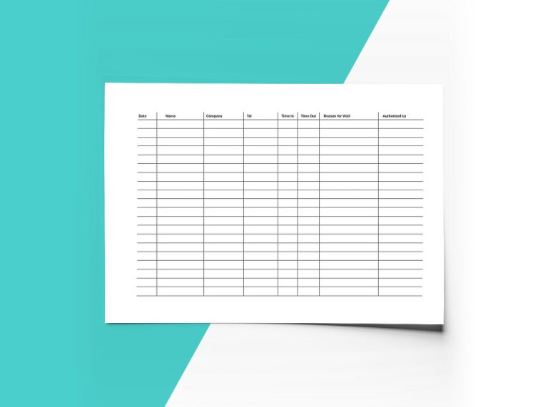 Visitor Book Early Years Shop