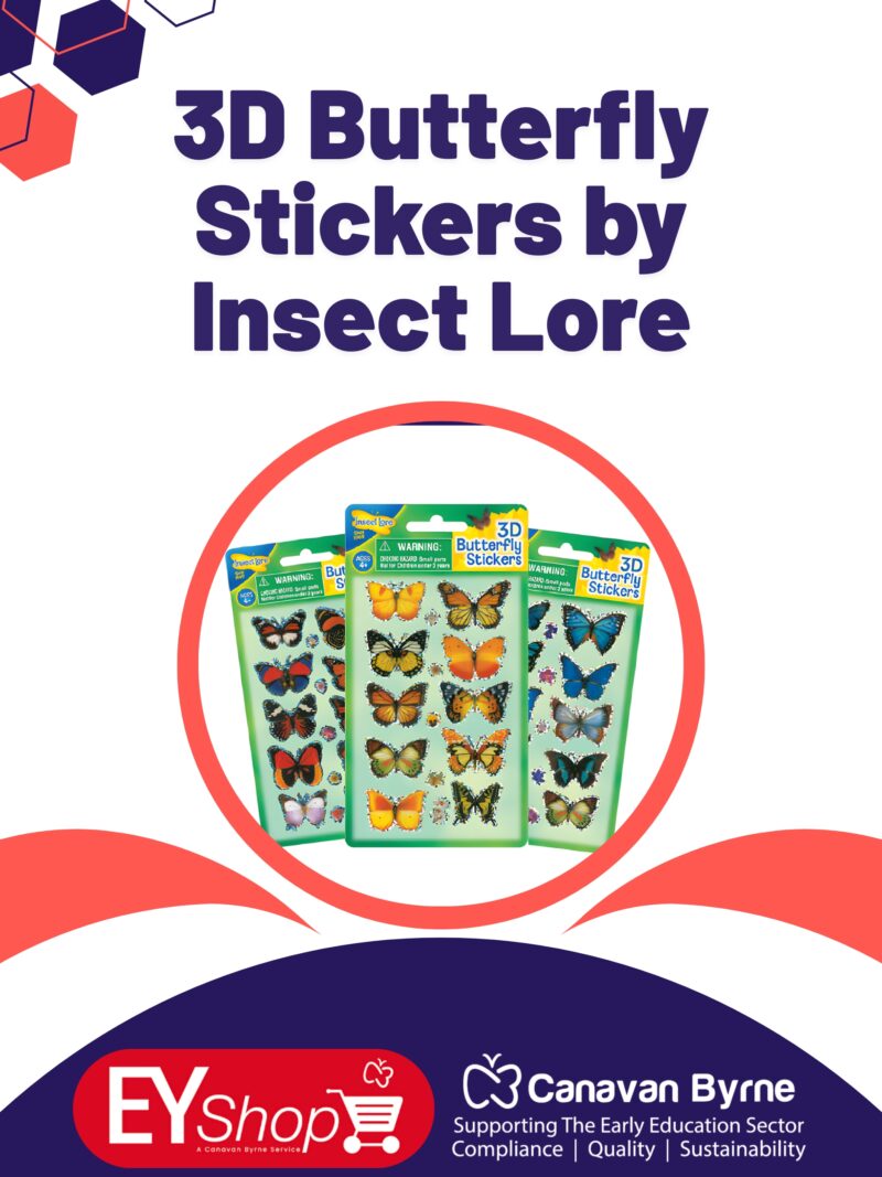3D Butterfly Stickers by Insect Lore 3D Butterfly Stickers by Insect Lore