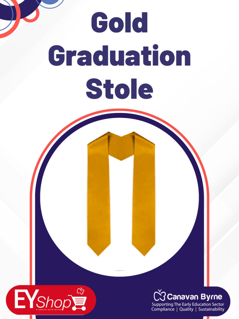 Gold Graduation Stole