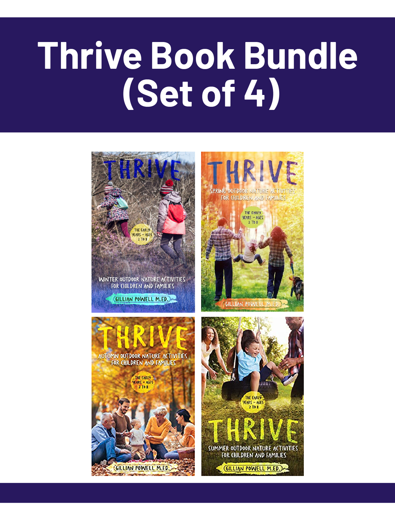 Thrive Ritchie Booomk Thrive Book Bundle (Set of 4) by Gillian Powell M.Ed. - Early Years Shop