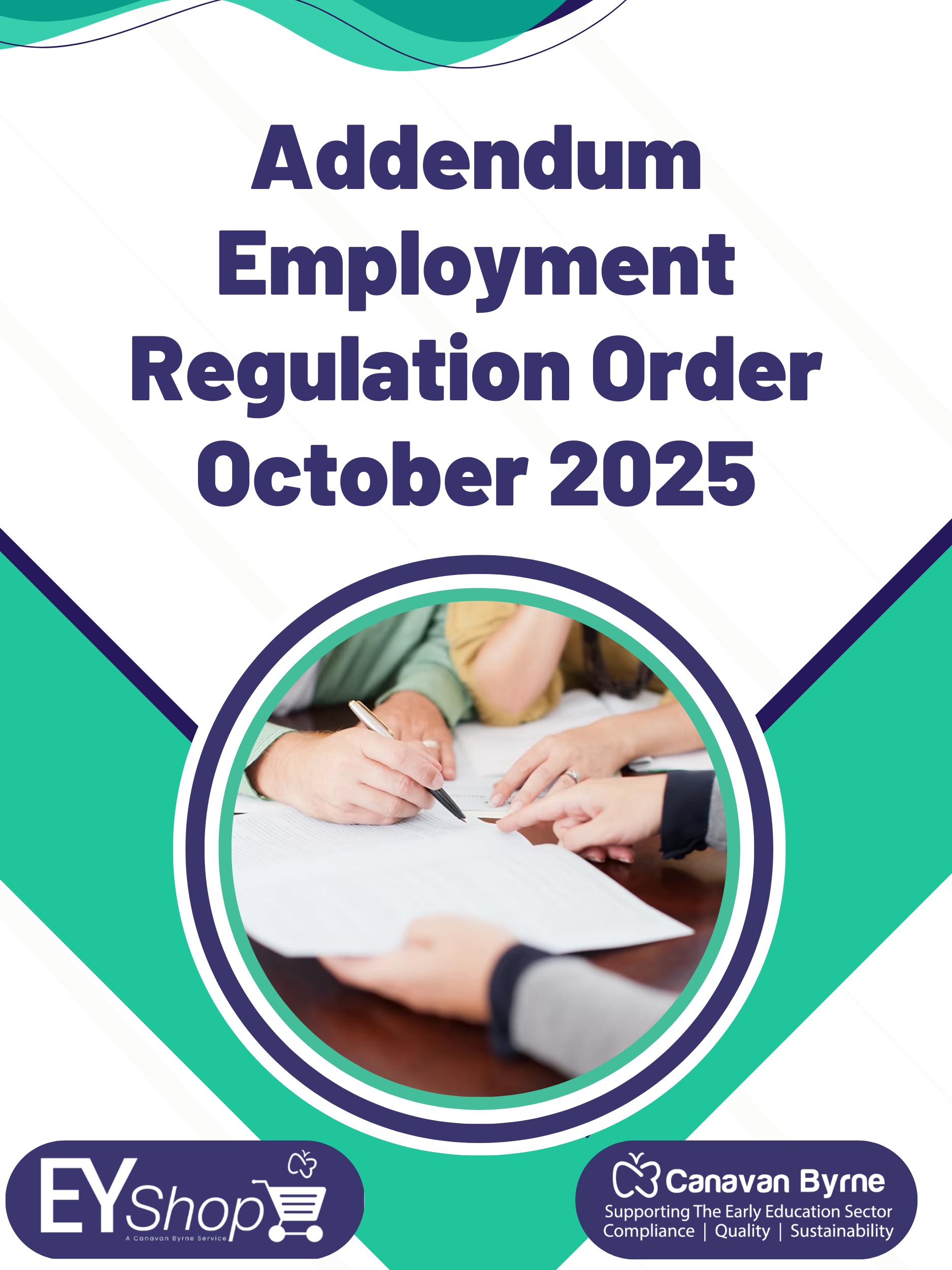 Addendum Employment Regulation Order October 2025 - Early Years Shop