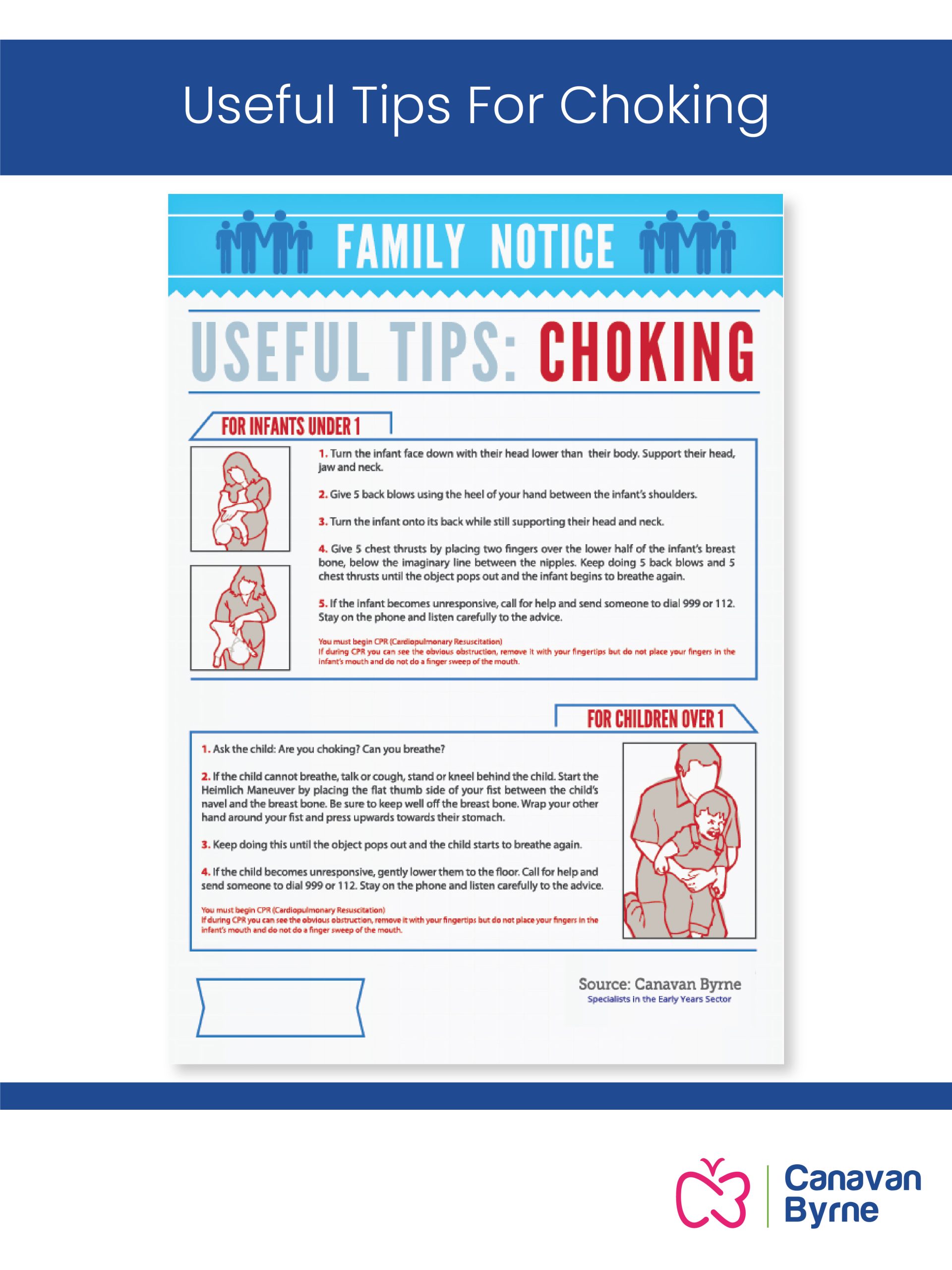 Useful Tips For Choking - Early Years Shop