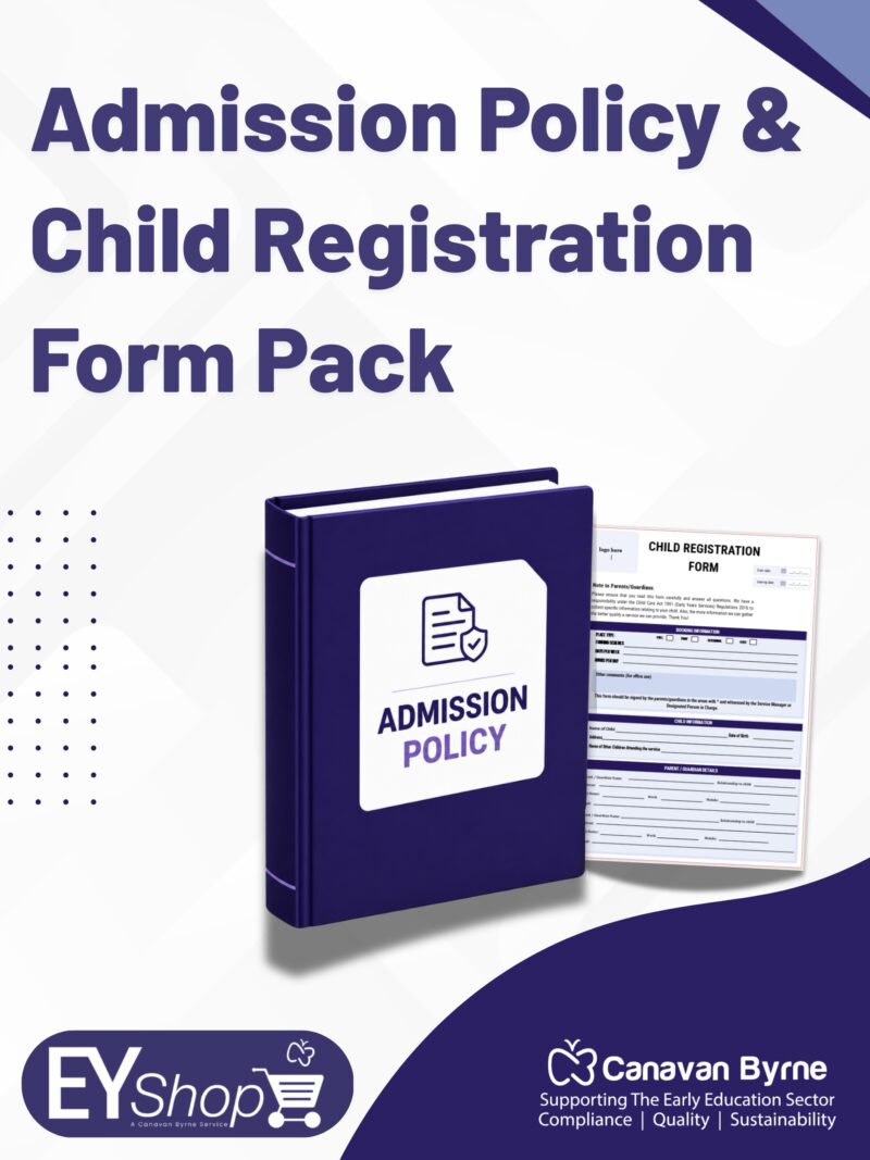 Admission Policy & Child Registration Form Pack
