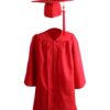 Children's Graduation Gown Forest Red