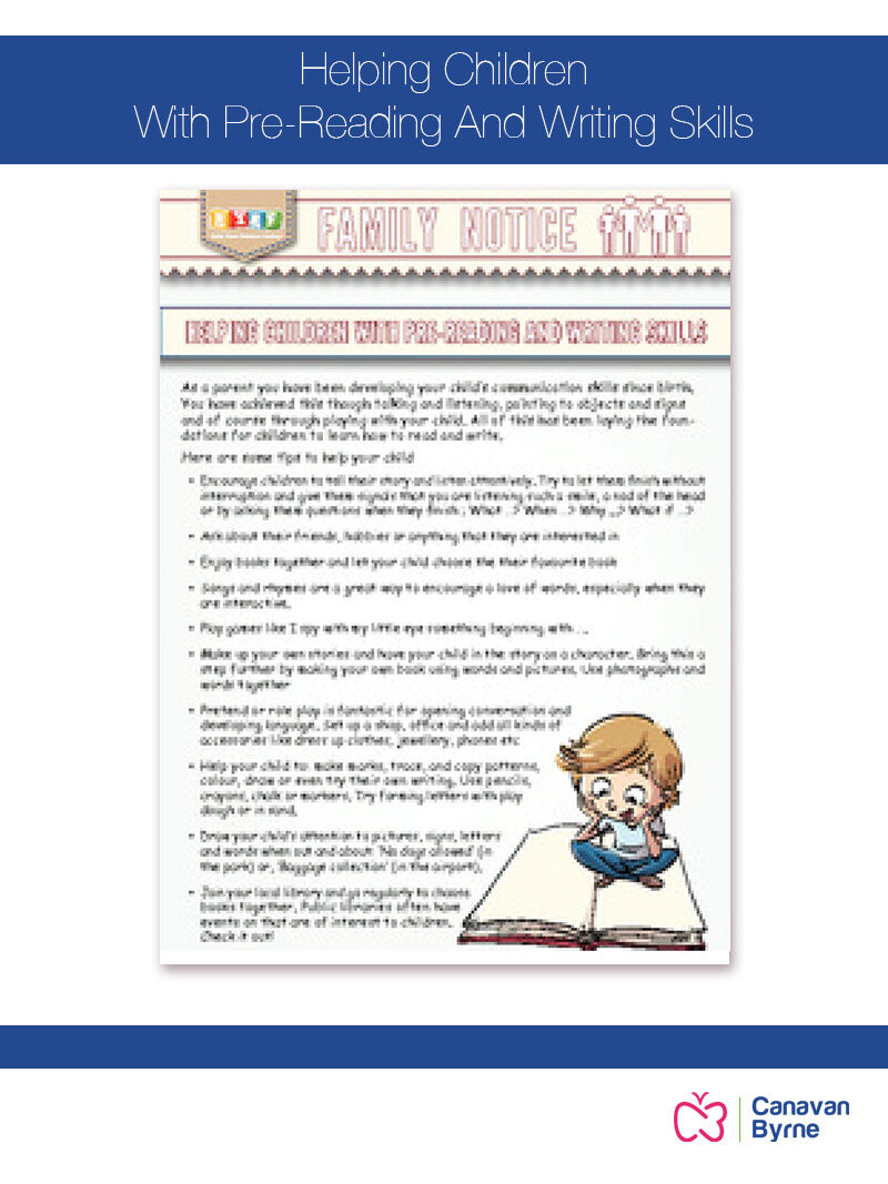 Helping Children With Pre-Reading And Writing Skills