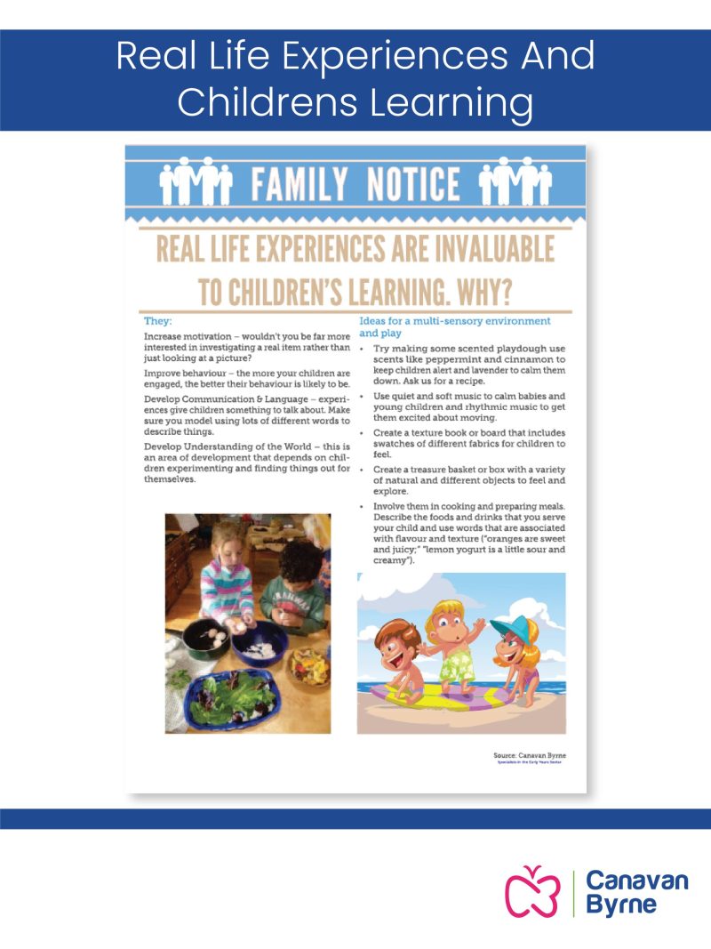 Real Life Experiences And Childrens Learning