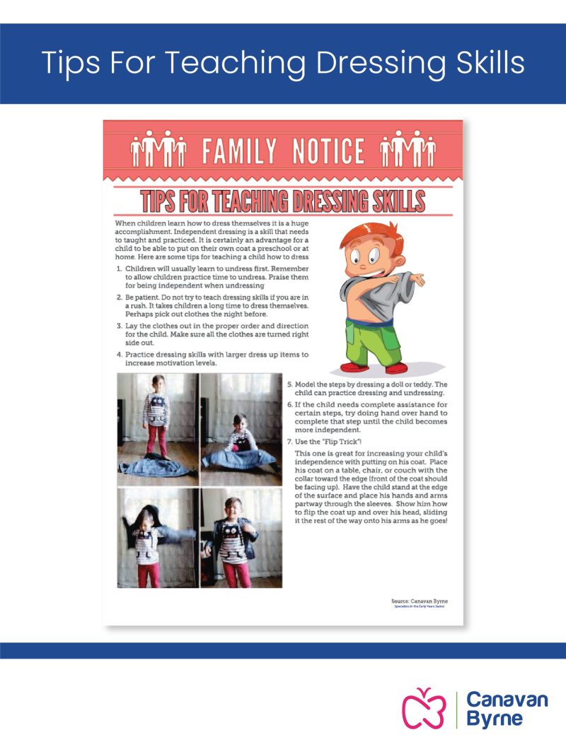 Tips For Teaching Dressing Skills