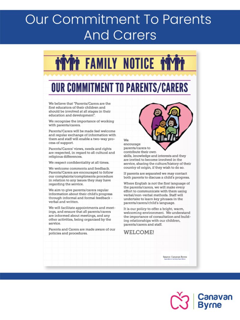 Our Commitment To Parents And Carers