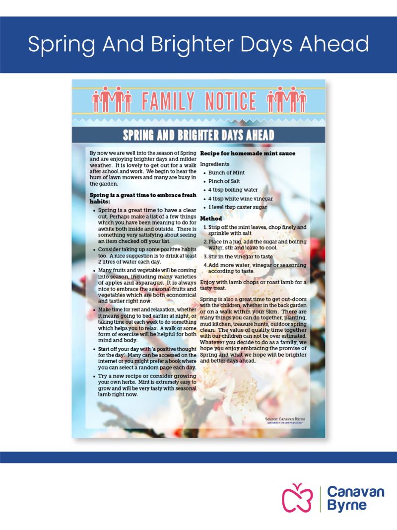 Spring And Brighter Days Ahead