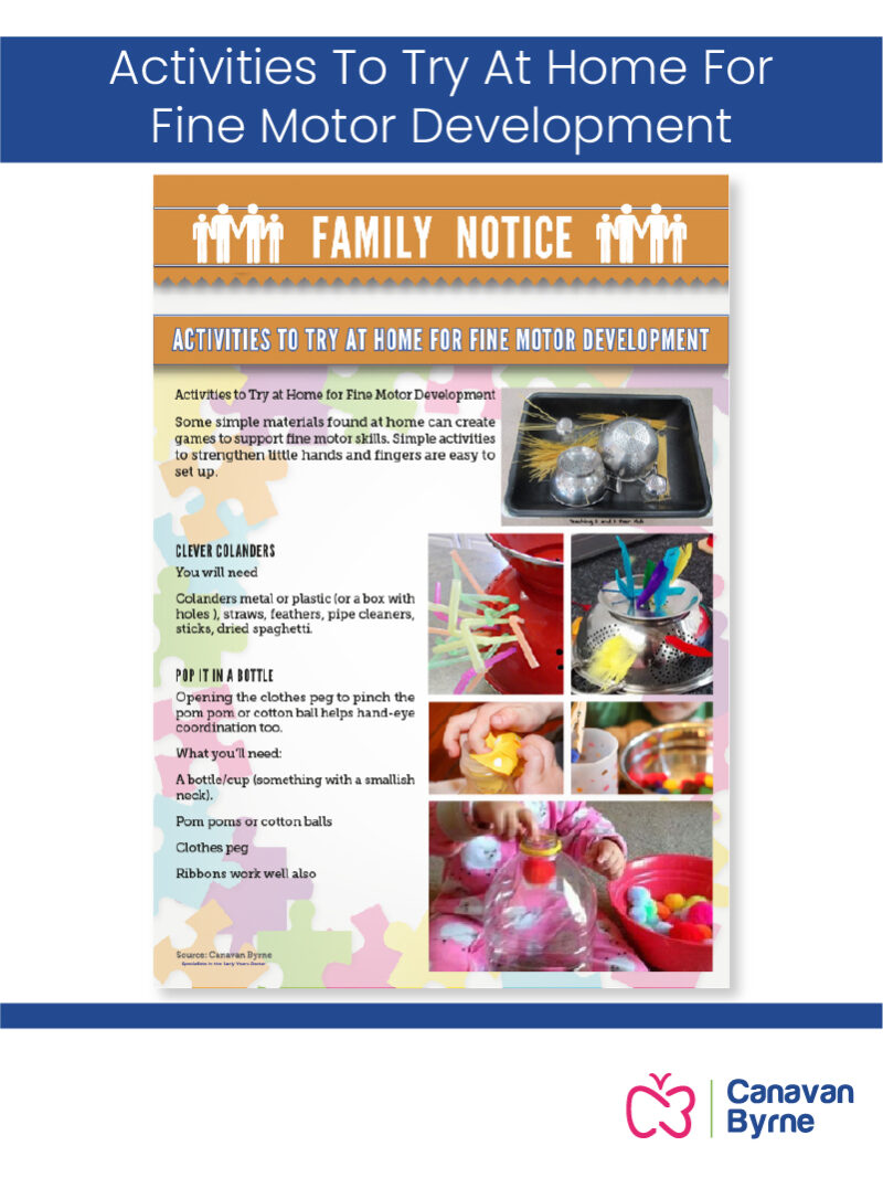 Activities To Try At Home For Fine Motor Development