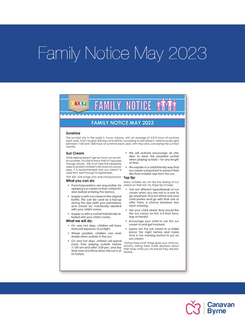 Family Notice May 2023