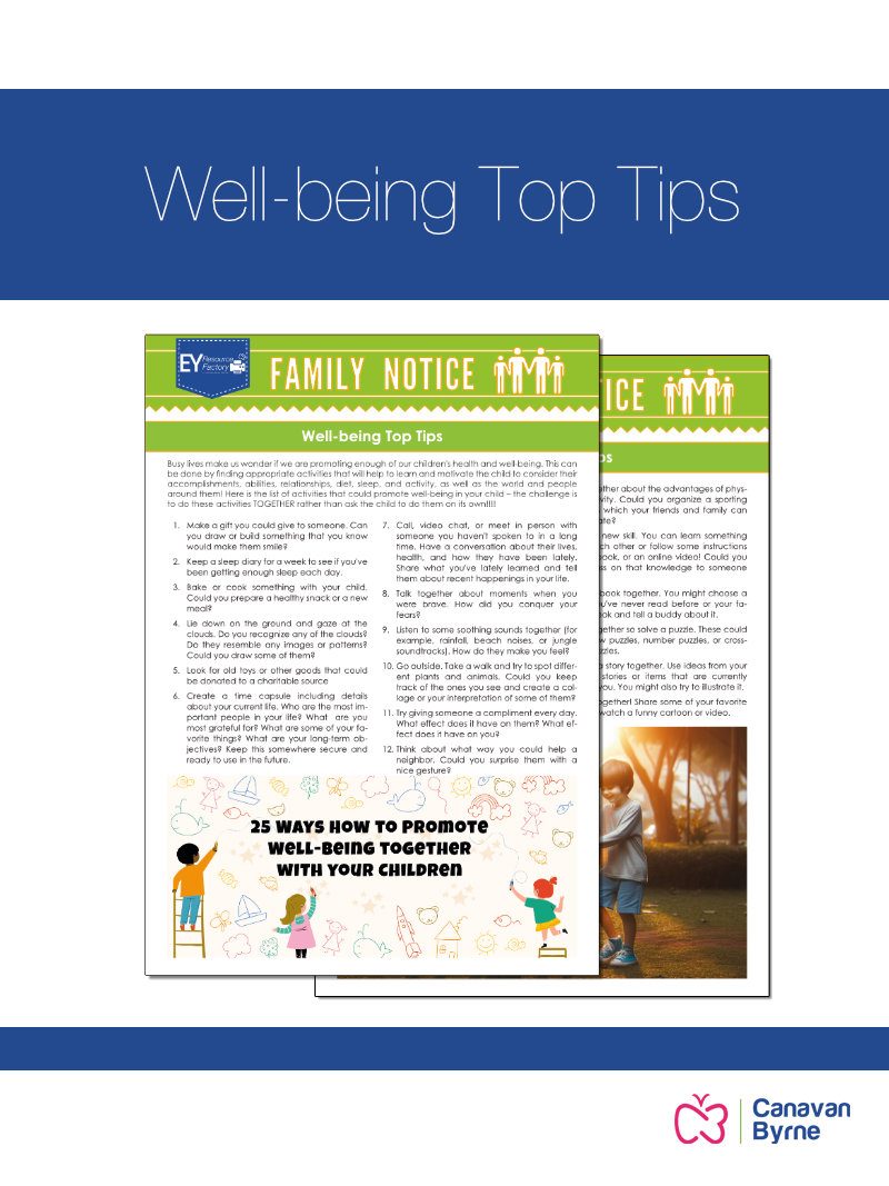 Well-being Top Tips