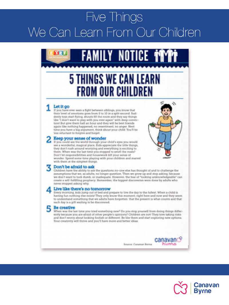 Five Things We Can Learn From Our Children