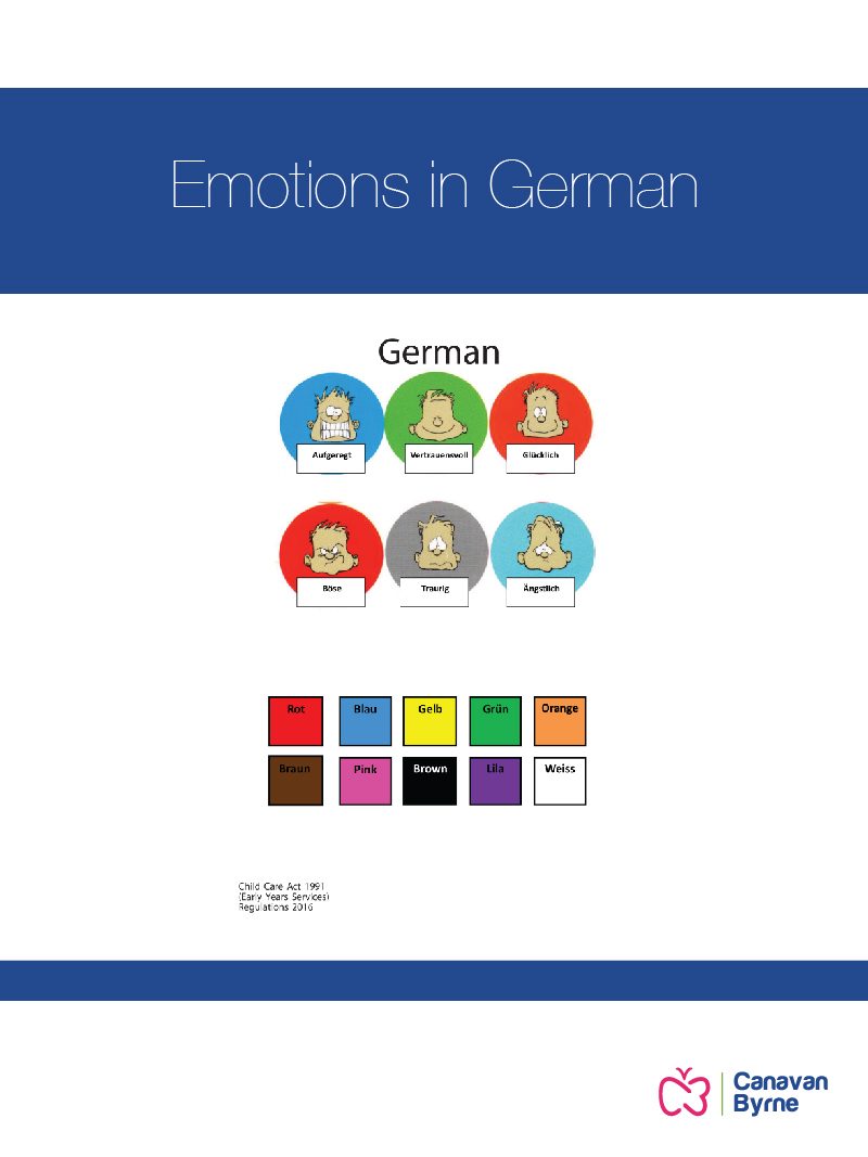 Emotions – German