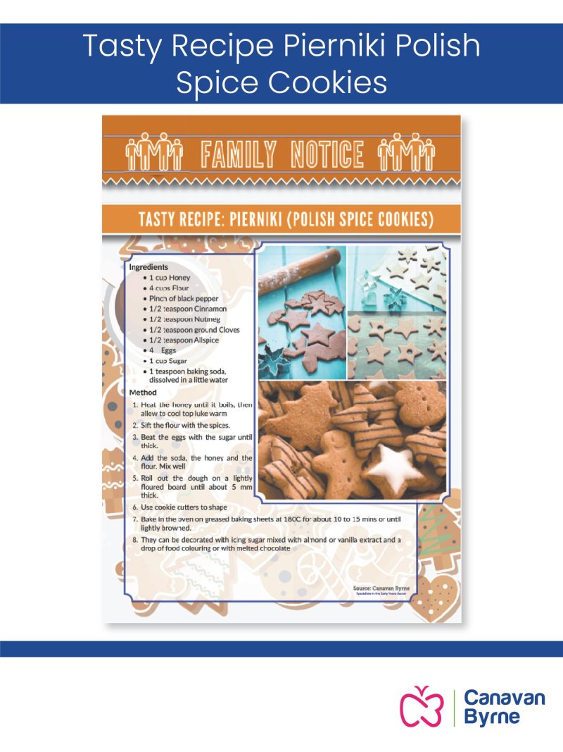 Tasty Recipe Pierniki Polish Spice Cookies