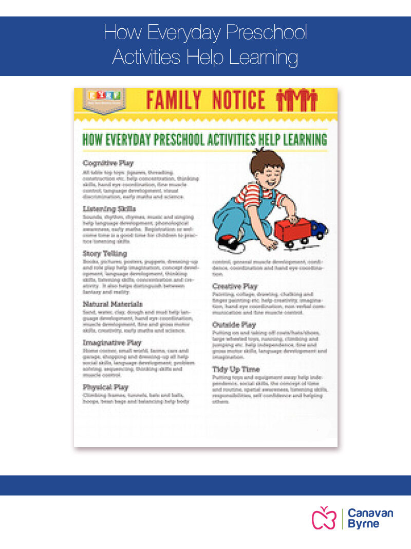 How Everyday Preschool Activities Help Learning