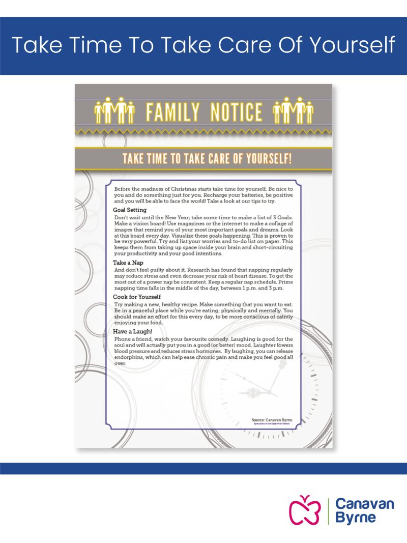 Take Time To Take Care Of Yourself