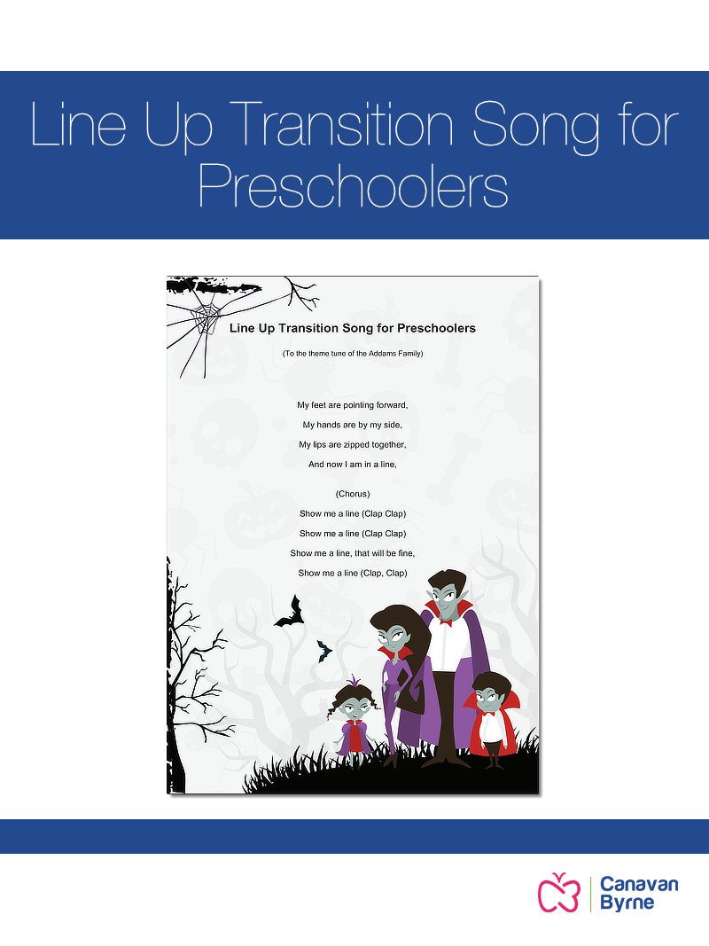 Line Up Transition Song for Preschoolers