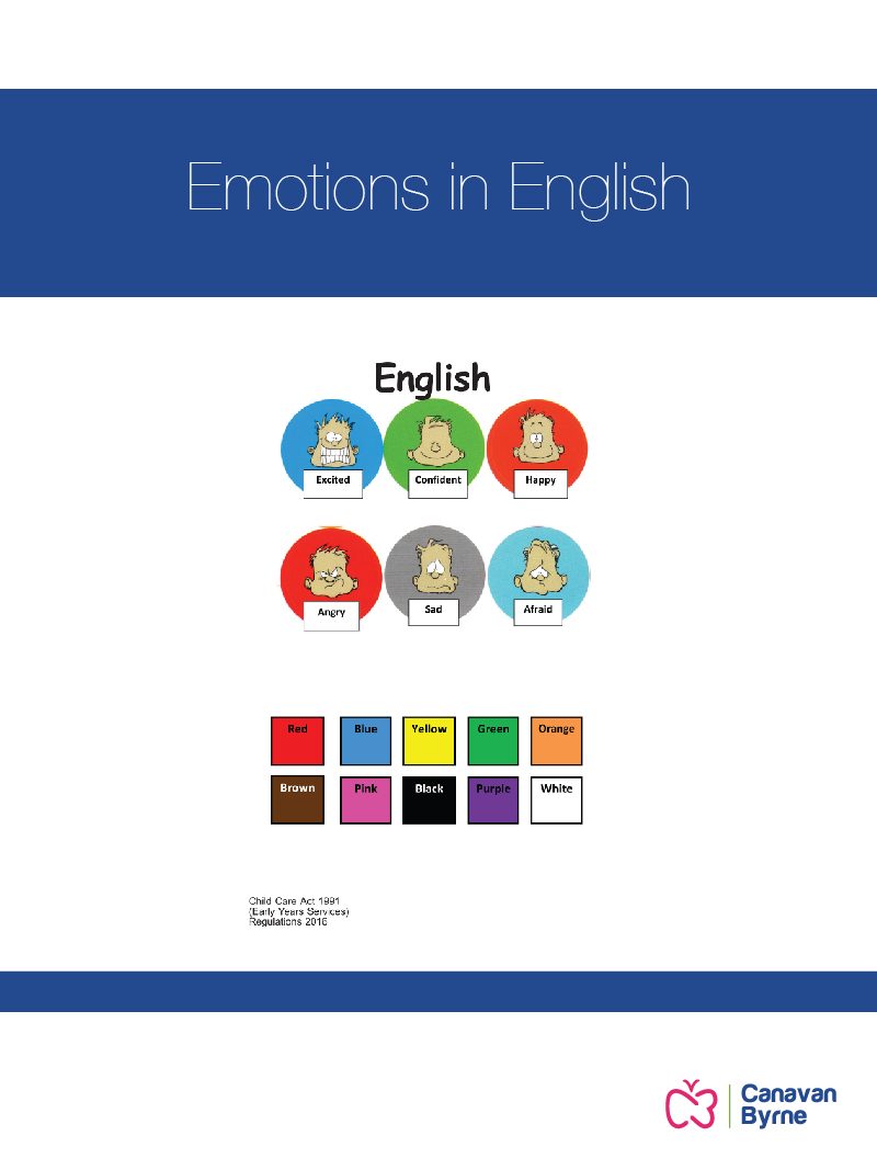 Emotions – English