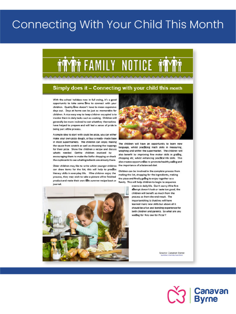 Connecting With Your Child This Month